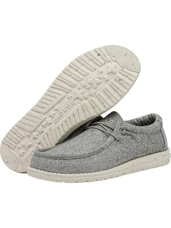 Hey Dude Men\'s Wally Linen Slip-on Loafers Grey Size 13 US New With Tag main image 9